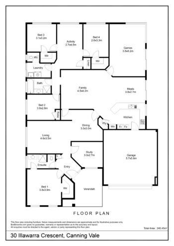 Listing image for 30 Illawarra Crescent, Canning Vale  WA  6155