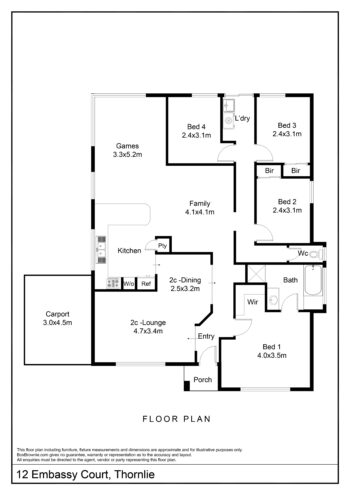 Listing image for 12 Embassy Court, Thornlie  WA  6108