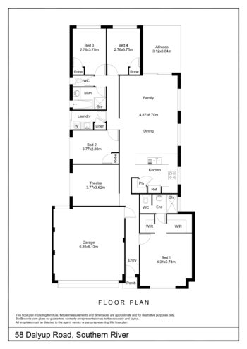 Listing image for 58 Dalyup Road, Southern River  WA  6110